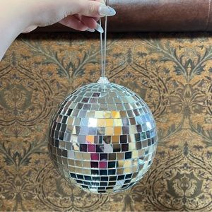 Metallic Silver Disco Balls, 7 Available, 6 Inch Diameter